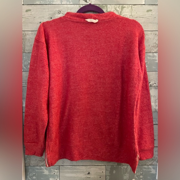 Wisconsin "Terry Cloth" Mock Neck Sweatshirt Size Small - Picture 6 of 13